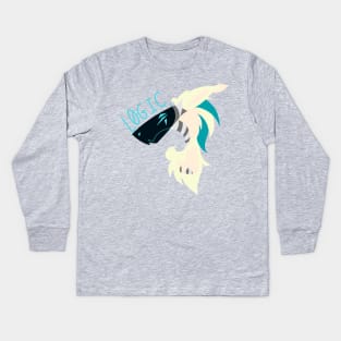 Logic Tech Side View Kids Long Sleeve T-Shirt